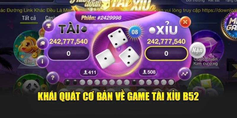 Khái quát cơ bản về game tài xỉu B52
